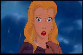  Doesn't suit her! Find a screencap of Nancy from enchanted the first time she appears in the film x