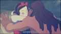  sorry it's really small... now find a corssover of ariel and belle ( ariel as a mermaid )