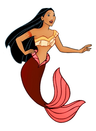  here Ты go now find Tiana on her white dress as a mermaid