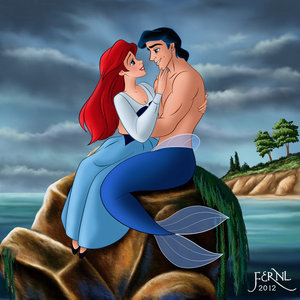 There we go =) find a picture of all the disney princesses as mermaids x