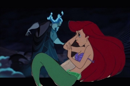 here you go:) 

now find a fanart where the lead persons of the little mermaid and Hercules are com