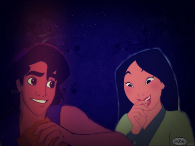 I find it quite ironic that we both like Ariel singing Part of Your World

Here's Mulan with Aladdi