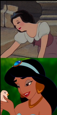  I'd say Snow White= ugliest not really but yeah... hasmin = prettiest