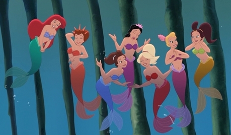 Here toi go they all have great hair now find a cosplay of Ariel in her blue dress with Eric in a bla