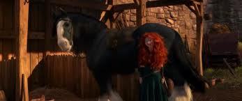 I love this one when angus is about to flick merida with his tail. Now find a cross over called wake 