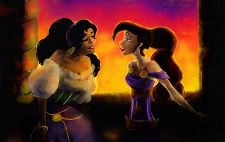  Well, these are two of my faves -- Esmeralda and Meg. Credit goes to flynn-the-cat on deviantart. Fin