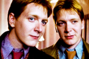  [b]Day 5: Fave male character and why?[/b] Fred & George Weasley. I just love everything there is t