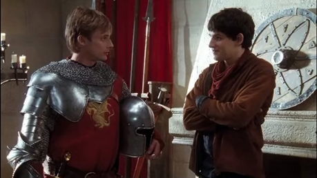  Arthur: I shouldn't have made fun of Merlin's ears...