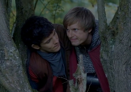 Merlin: Arthur when i said lets play a game this is not what i had in mind!
Arthur: Dont be such a gi