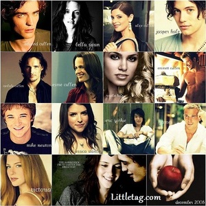  Just got uploaded a twilight Cast collage with all the main characters and tagged my closet mga kaibigan