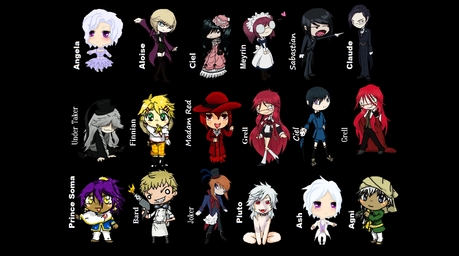 Hullo fan of Black Butler - Il maggiordomo diabolico u can choose a character from the episodes o u can also make te own peop