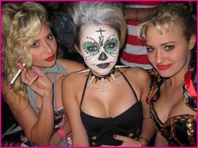  Aly Michalka and AJ Michalka hung out with Miley Cyrus at a halloween party – and it’s hard to te