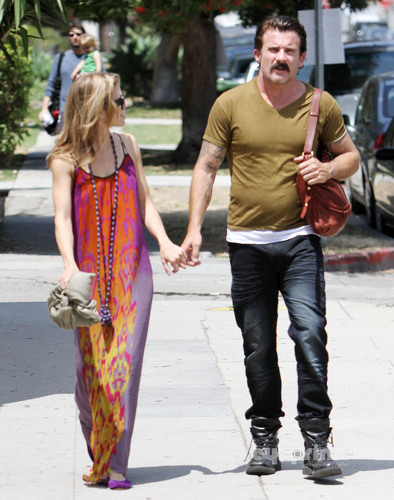 AnnaLynne McCord and Dominic Purcell seen out in Hollywood, Aug 13
