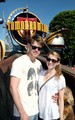 Chord Overstreet Disneyland Lovin' with Emma Roberts - glee photo