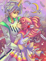 Helios and Chibiusa - sailor-mini-moon-rini fan art