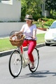 Hilary - A Bike ride with Mike in Toluca Lake - August 12, 2011 - hilary-duff photo