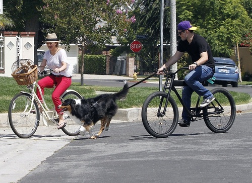  Hilary - A Bike ride with Mike in Toluca Lake - August 12, 2011