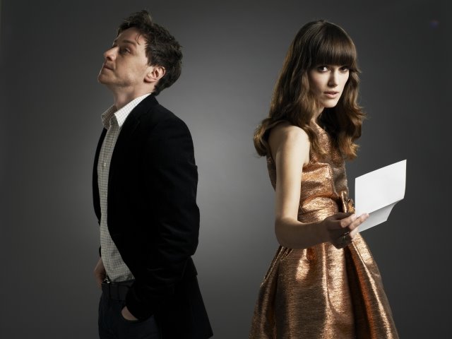 James McAvoy and Keira Knightley Empire Magazine outtakes