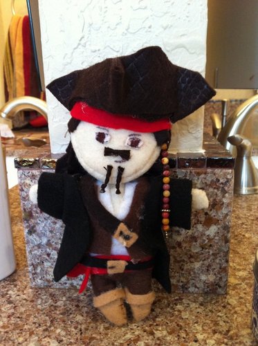  Plushie Captain Jack Sparrow