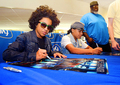Princeton and Roc Royal signing autographs - princeton-mindless-behavior photo