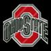RED BLOCK O ON BLACK - ohio-state-football icon