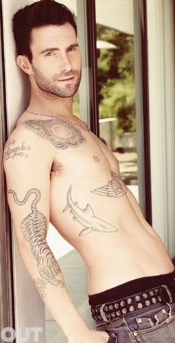  Adam Levine: Photoshoot for "Out" Magazine