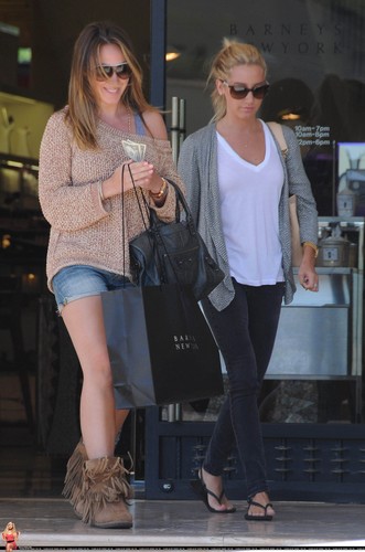  Ashley - Leaving Barneys New York in Beverly Hills with Haylie Duff - August 18, 2011