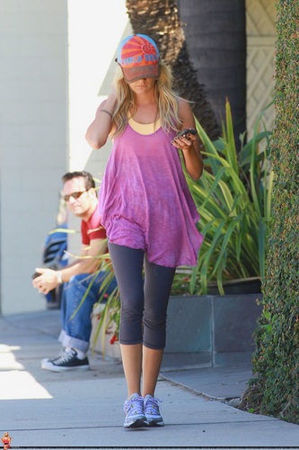  Ashley - Out and about in LA - August 16, 2011