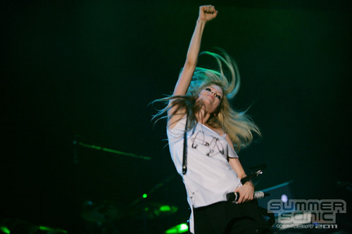 Avril Lavigne~Summer Sonic in Tokyo, जापान (August 13, 2011)