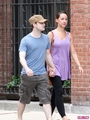 Daniel with his girlfriend in NYC - harry-potter photo
