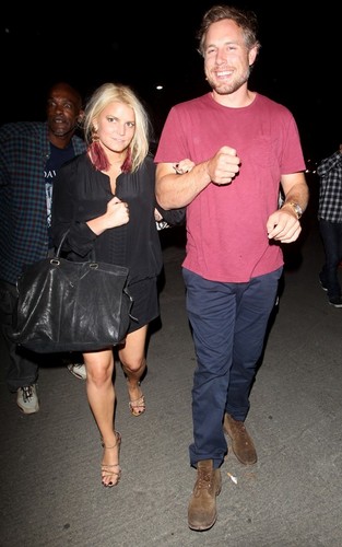 Jessica - At the Adele concert in Los Angeles - August 15, 2011