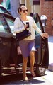 Lea Michele heading to a dentist's office - glee photo
