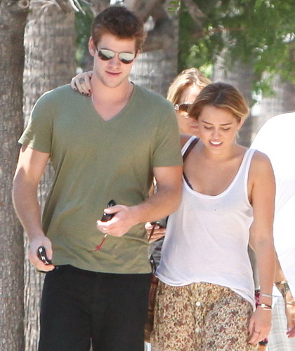 Miley - Out in Pasadena - August 17, 2011