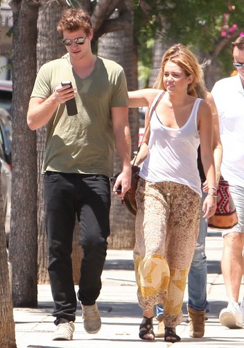  Miley - Out in Pasadena - August 17, 2011