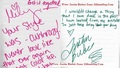Miley`s hand writing! - miley-cyrus photo