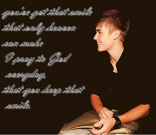  My inspiration, My life, My Justin Bieber ♥