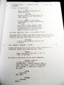 Original Song Deleted Rachel & Quinn Scenes Script, Page 1 - glee photo