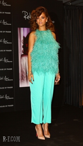 Rihanna - Reb'l Fleur launch in London - August 19, 2011