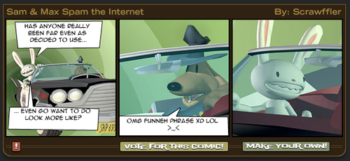 Sam & Max Spam the Internet