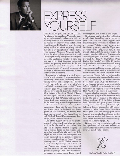  Scans of W Magazine mentioning Kristen