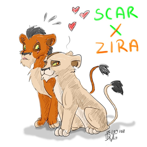 Scar and Zira