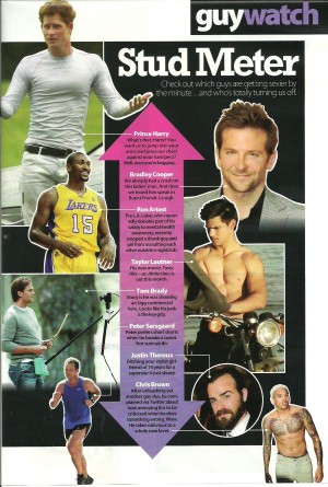  Taylor Lautner Makes Cosmopolitan Magazine's "Stud Meter"