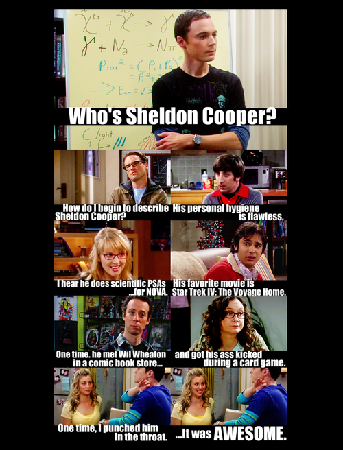 Who's Sheldon Cooper