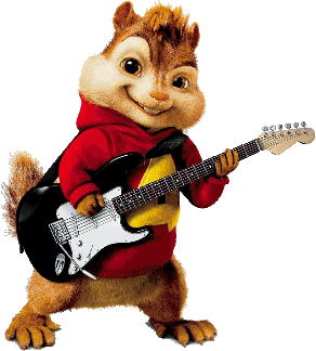 Alvin playing his guitar