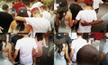Justin and Selena at Hershey Park.  - justin-bieber photo