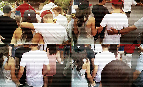  Justin and Selena at Hershey Park.