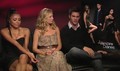 candice-accola - Katerina Graham, Candice Accola and Steven R McQueen talk Vampire Diaries screencap