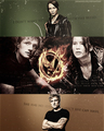 Katniss and Peeta - the-hunger-games fan art