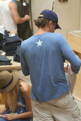  Leo and Blake shopping together at fred figglehorn Segal Santa Monica