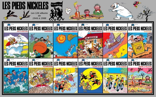  Les Pieds Nickelés albums from 109 to 120